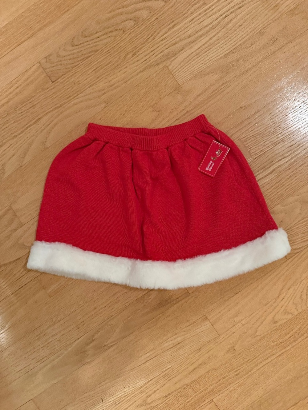 Gymboree Girls Faux Fur Sweater Skirt - A Royal Christmas - Red size 8
